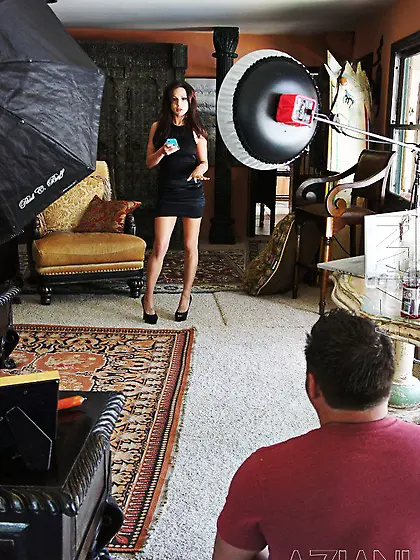 Hot bodied adult model Kirsten Price does striptease and spreads