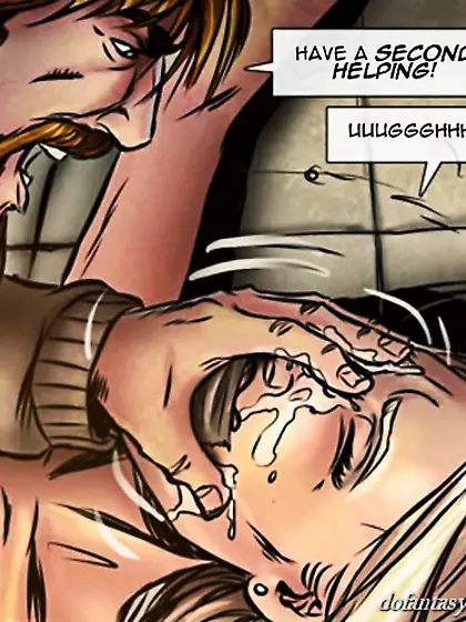 Gagged whore receives huge