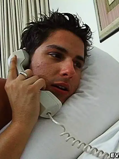 Cute gay boy entices