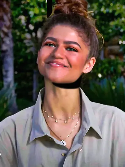 Her extremely long neck always needs a tight noose