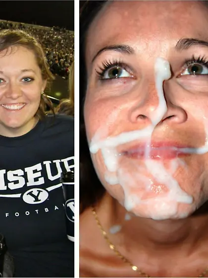 Before and after cum sluts