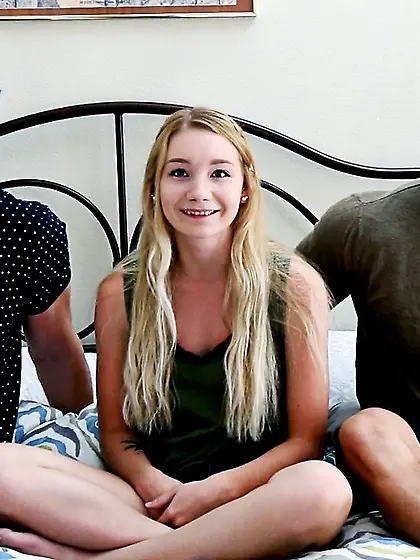 Blonde cooze hard cocks