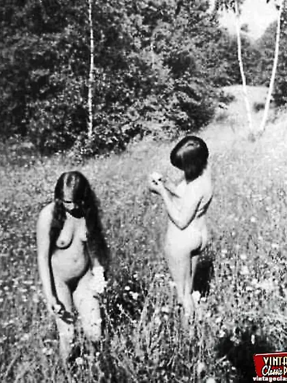 Hairy sixties teen hippies