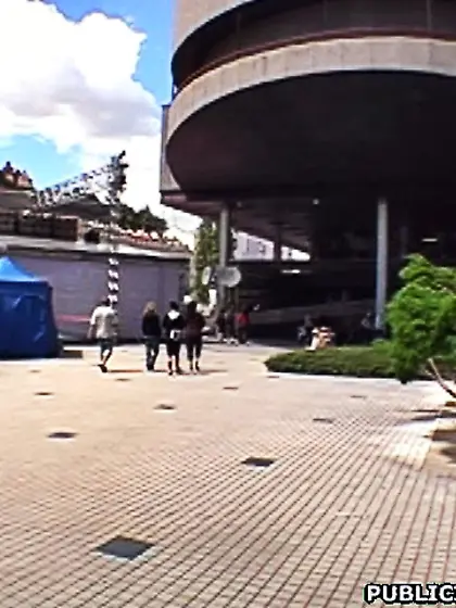 European blonde beauty fingered