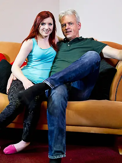 Flaming redhead Vanessa Shelby works out her daddy issues