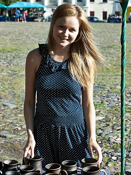 Russian slim euro blonde