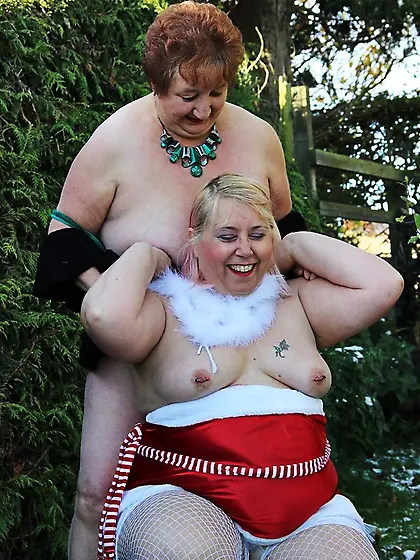 Bbw grannies teases monster