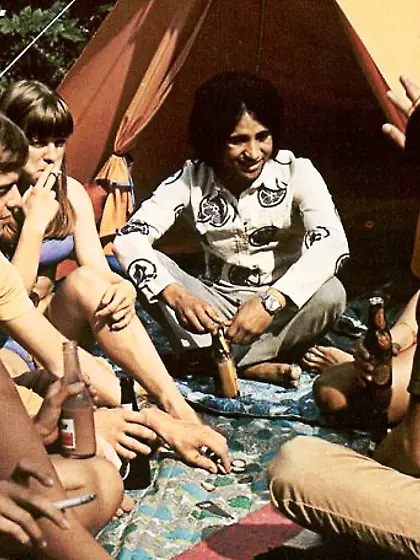 Seventies hippies big steamy