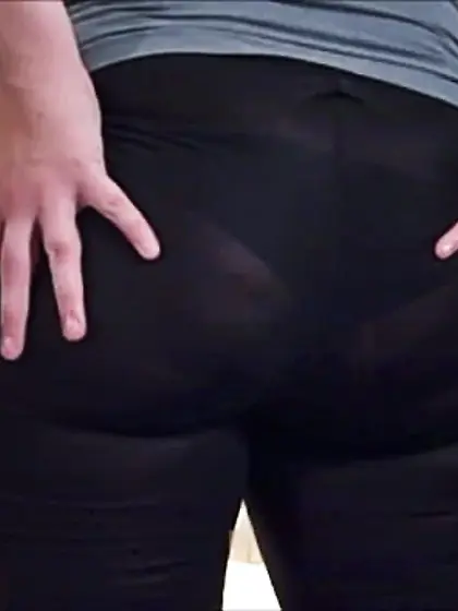 PAWG in See Through Yoga Pants Transparent Leggings Big Ass