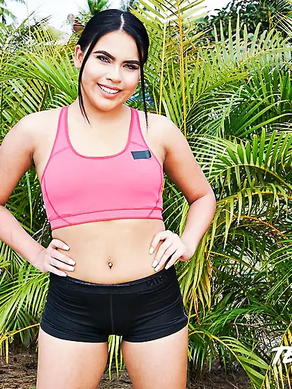 Tied up teen geets fucked hard