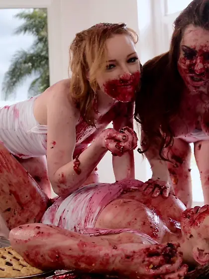 Three crazy bitches fucking like there's no tomorrow