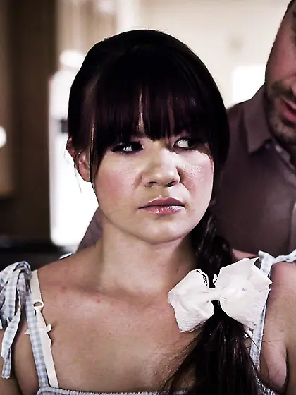 Pigtailed brunette Alison Rey gets deeply fucked after receiving