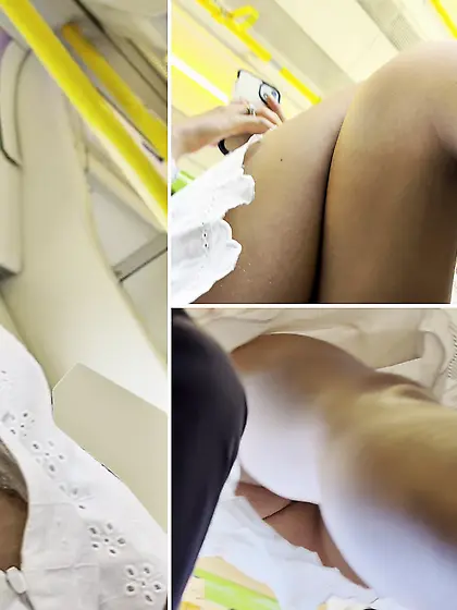 Side Boob and Upskirt Voyeur Creepshot