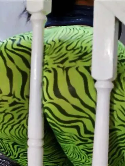 GIANT BACKSIDE LATEX BACKSIDE LEGGINGS BOUNCY CABOOSE SCREENS