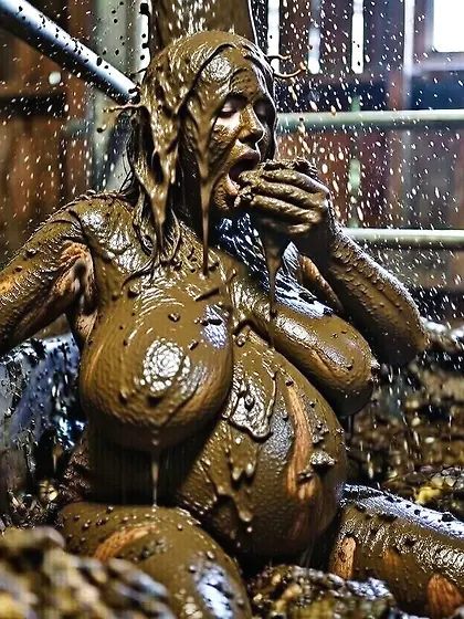 Busty pregnant MILF loves manure