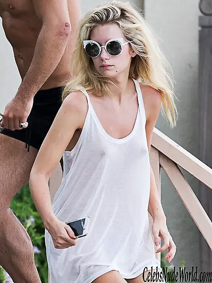 See Through Photos of Lottie Moss