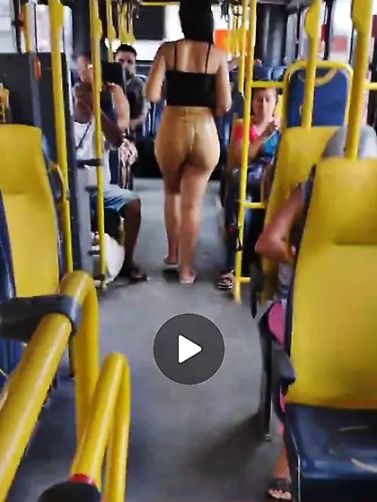 Cum ass public buss