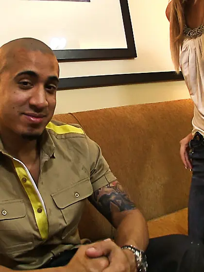 Young blonde butt fingered