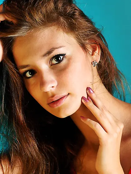 Irina J takes her small red thongs off and shows us her hairy dr