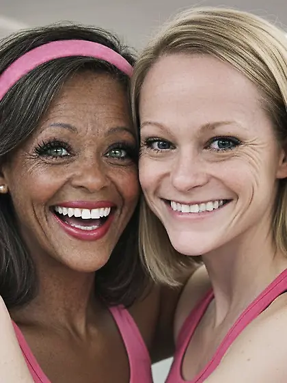 AI Dirty Black Granny with White Skank