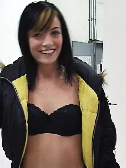 Teen brunette takes good