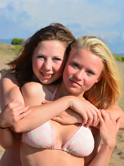 German Amateur girls on vacation