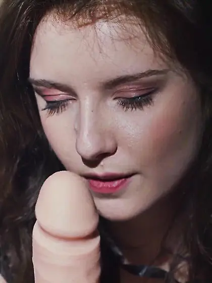 Hot brunette teen ever showing petite pussy