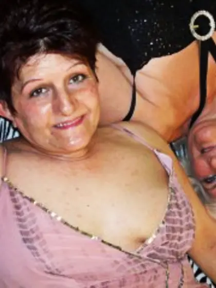 Brunette betty granny blonde