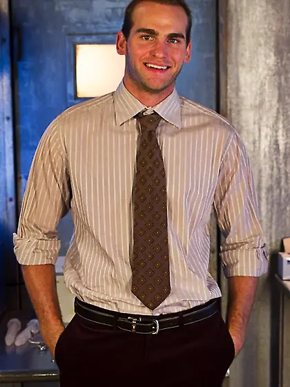 Man bound pinched prodded