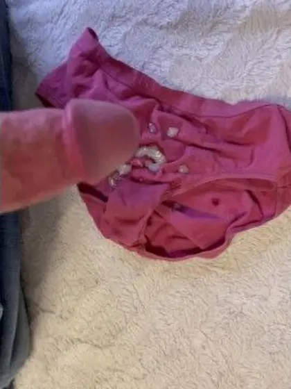 Panties,  cum,  sniffing