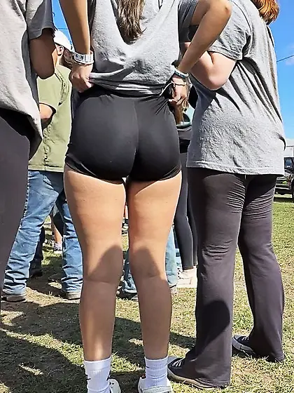 Teen with a fat ass