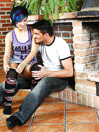 Ukrainian handjob cum