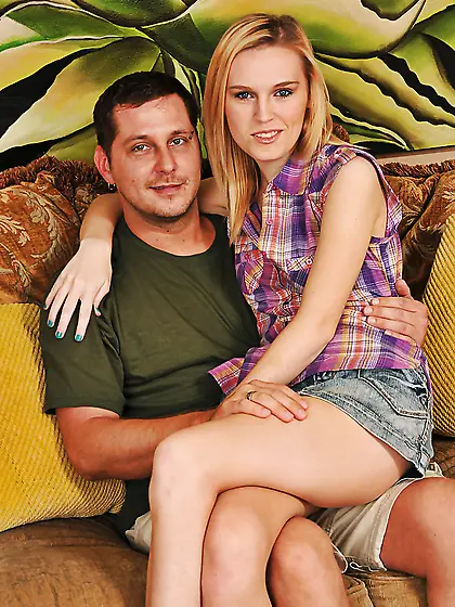 Blonde's sex partner has pierced cock that stretches tight cunt