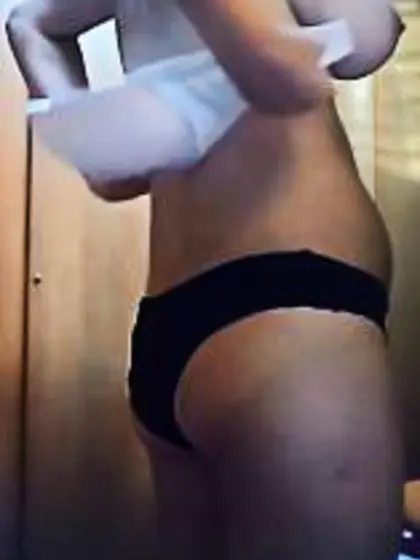 Faceless shower pics--same woman nude/half naked