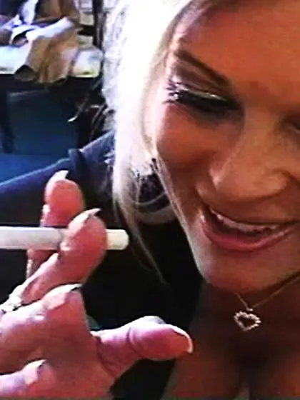 She loves the taste of cum and cigarette...