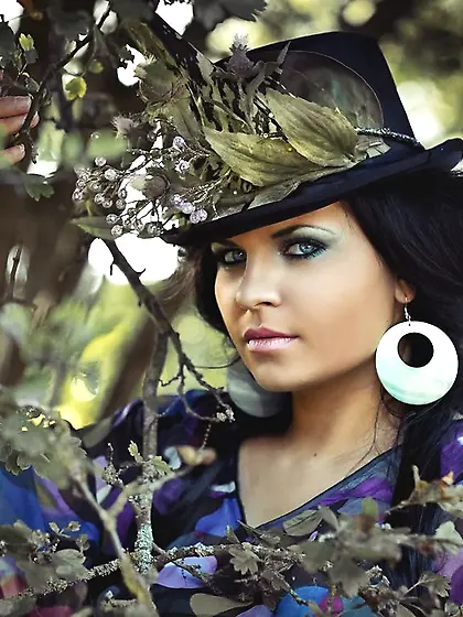 White milf black hair