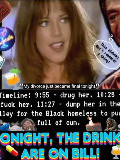 Hot white girl meme Fucked Black man reparations