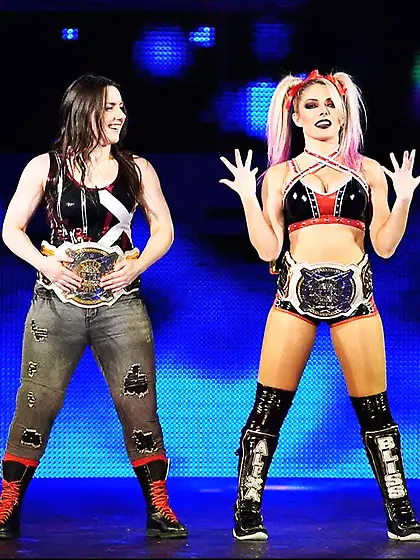 Nikki Cross and Alexa Bliss