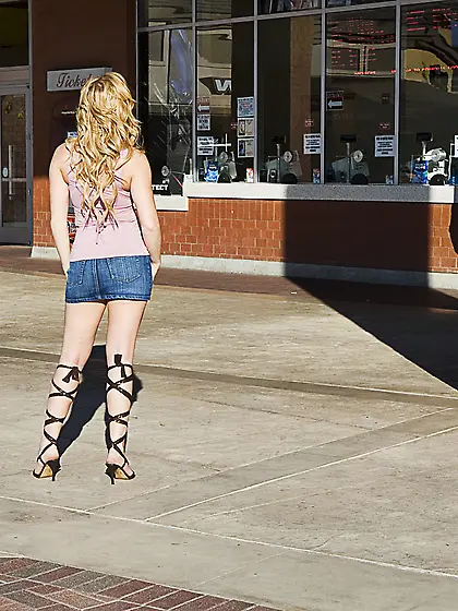 Kelly Madison and Gia Marley were enjoying a walk when they ran