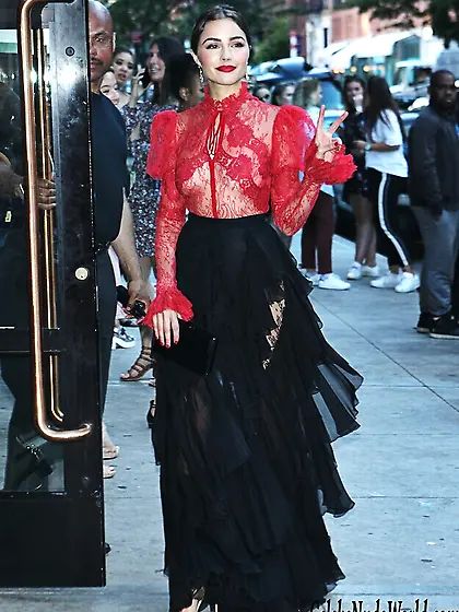 Olivia Culpo Braless