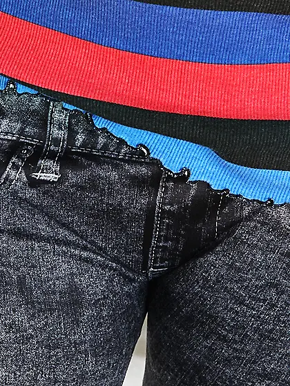 Flat chested brunette cutie Pebbles Nubiles gets nude and expose