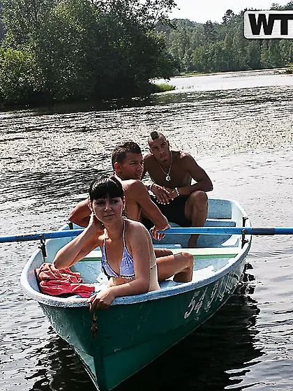 Dressed in her provocative bikini,  she ends up getting gangbange