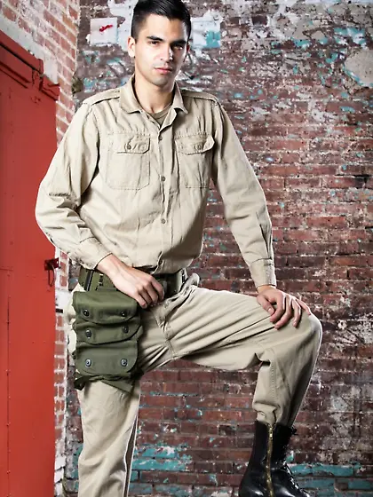 Sumptuous men lose clothing