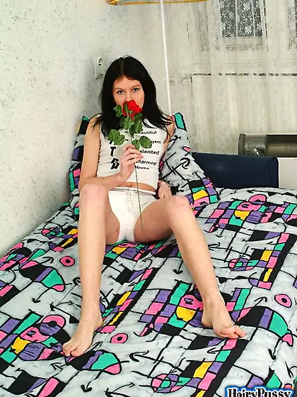 Black haired chick rose