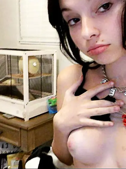 Nude teen goth
