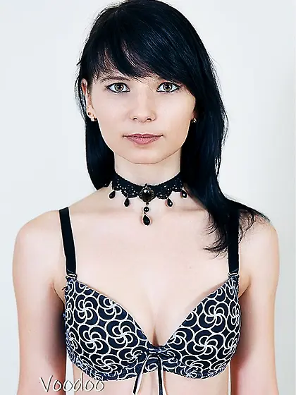 Voodoo thin shopgirl pretty teenager casting