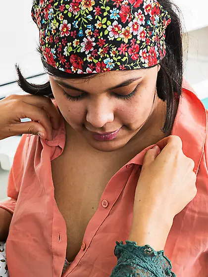 Tiny tits chubby amateur lesbian