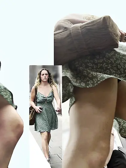 Walk-By Upskirt Candid Creepshot