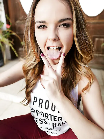 After fun on skate natural beauty is in mood to fool around comp