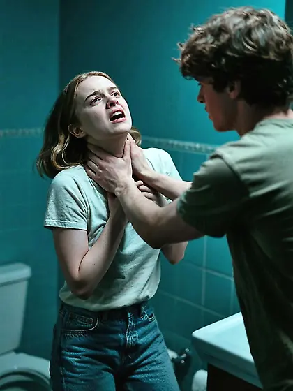 Sadie Sink strangled